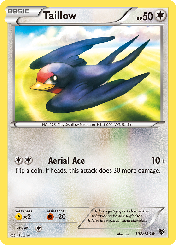 Taillow (102/146) [XY: Base Set] | Silver Goblin