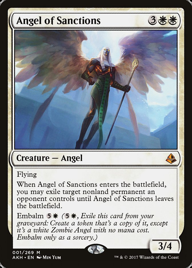 Angel of Sanctions [Amonkhet] | Silver Goblin