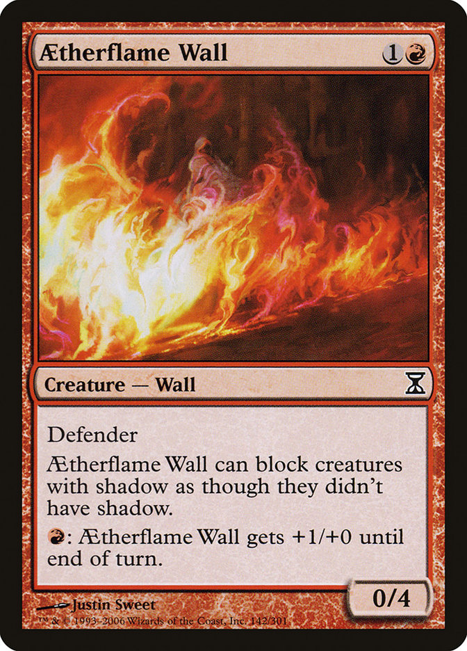 Aetherflame Wall [Time Spiral] | Silver Goblin