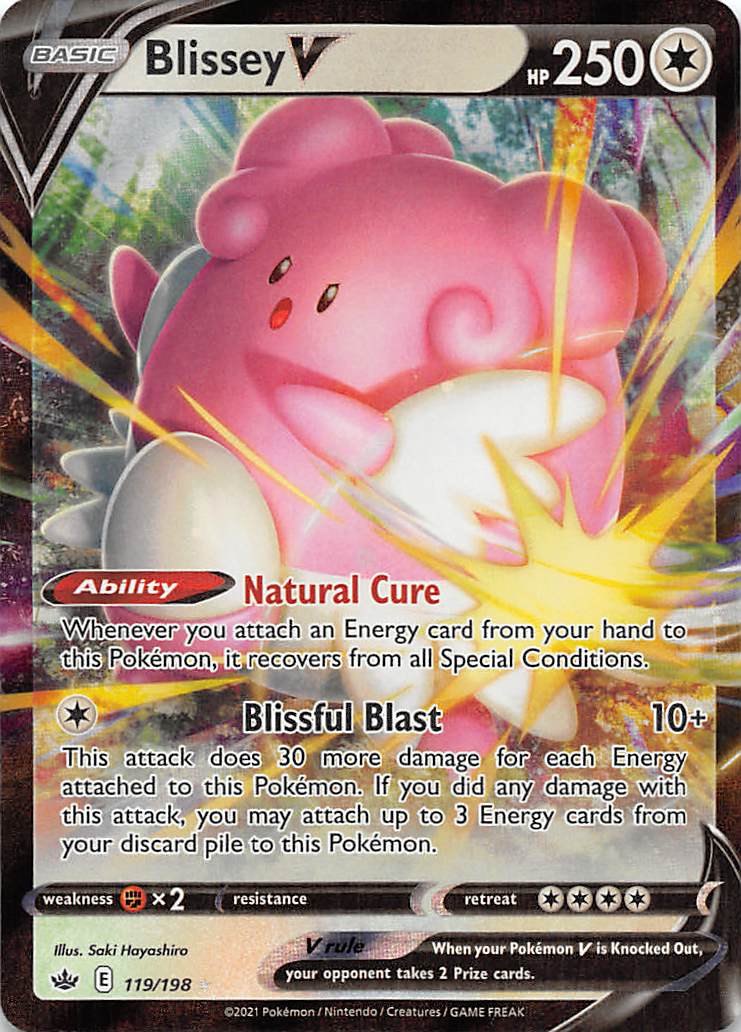 Blissey V (119/198) [Sword & Shield: Chilling Reign] | Silver Goblin