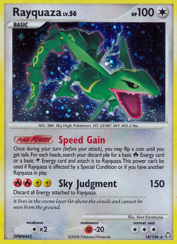 Rayquaza (14/146) [Diamond & Pearl: Legends Awakened] | Silver Goblin