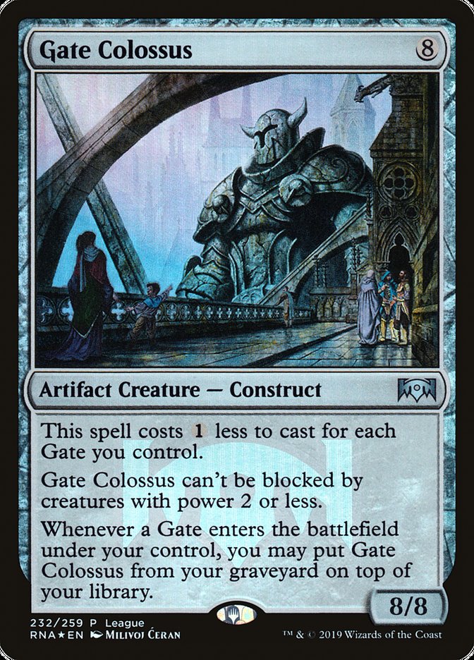 Gate Colossus (League) [Ravnica Allegiance Promos] | Silver Goblin