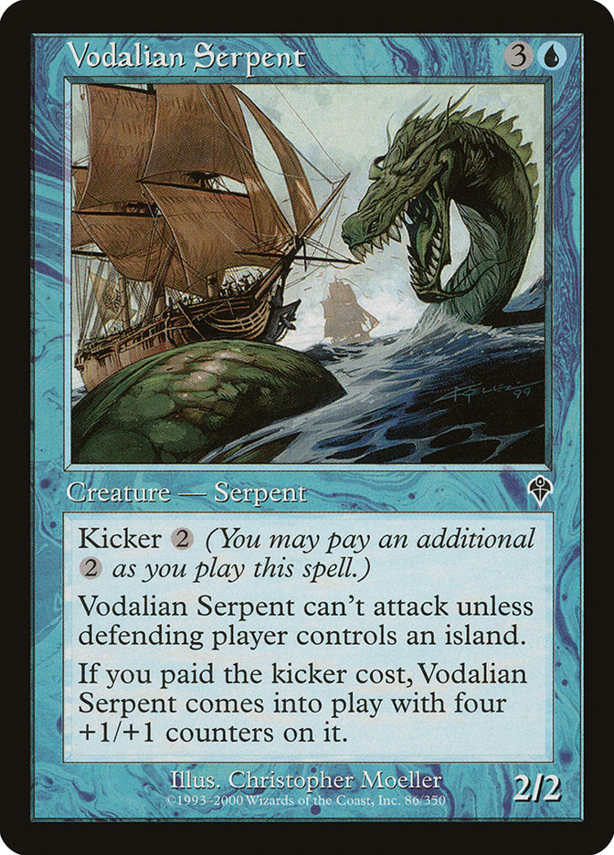 Vodalian Serpent [Invasion] | Silver Goblin