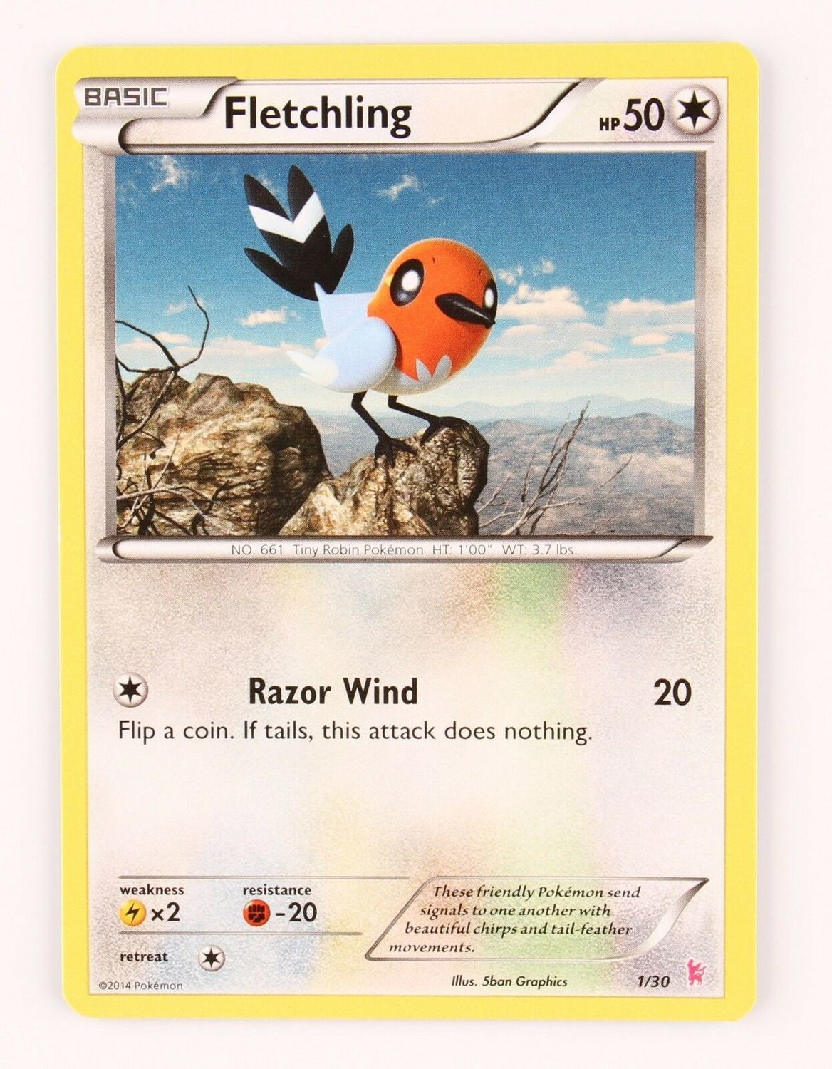 Fletchling (1/30) [XY: Trainer Kit - Sylveon] | Silver Goblin