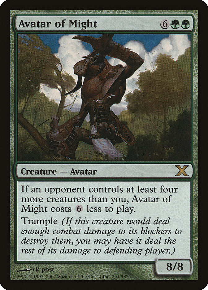 Avatar of Might [Tenth Edition] | Silver Goblin