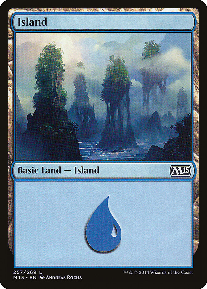 Island (257) [Magic 2015] | Silver Goblin