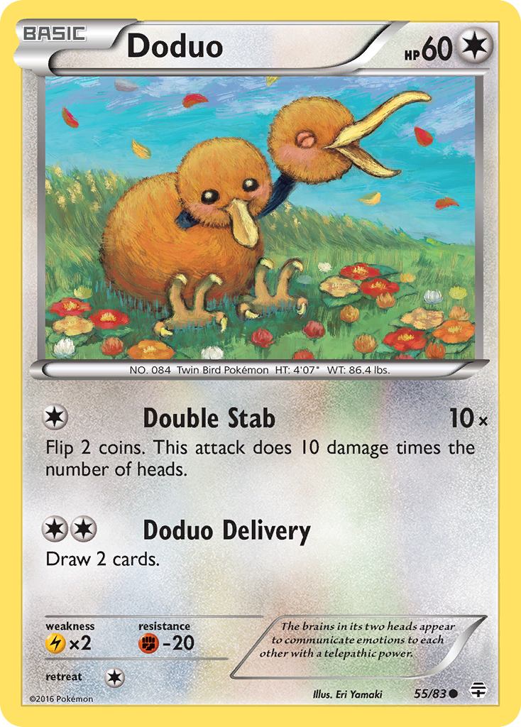 Doduo (55/83) [XY: Generations] | Silver Goblin