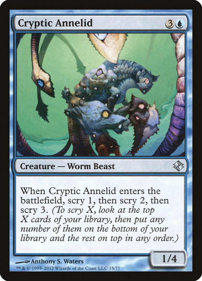 Cryptic Annelid [Duel Decks: Venser vs. Koth] | Silver Goblin