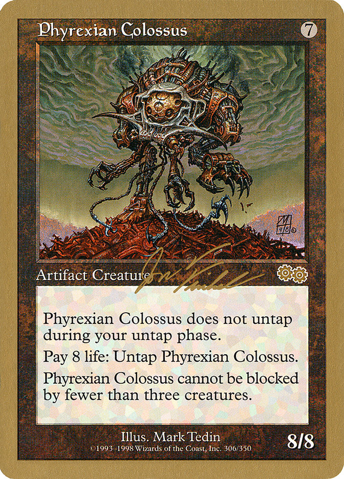 Phyrexian Colossus (Jon Finkel) [World Championship Decks 2000] | Silver Goblin