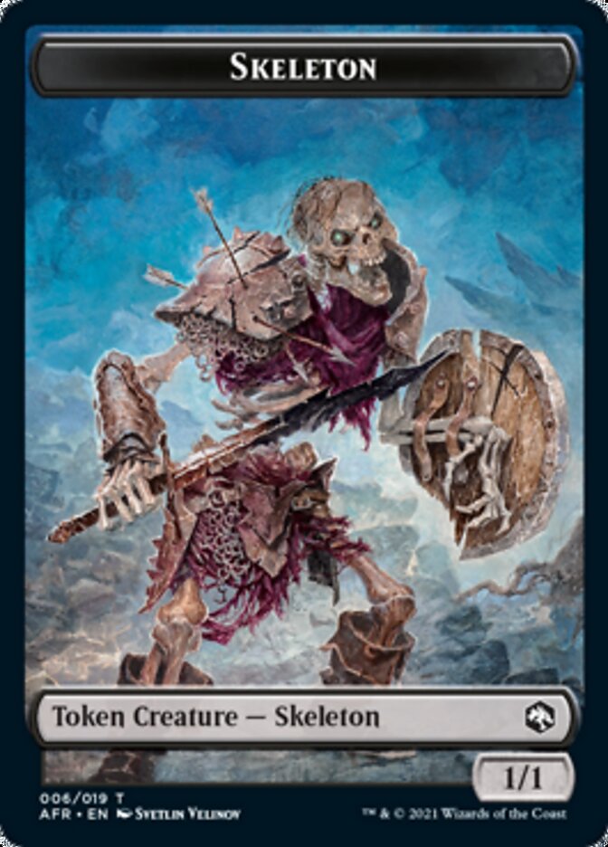 Skeleton Token [Dungeons & Dragons: Adventures in the Forgotten Realms Tokens] | Silver Goblin