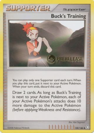 Bucks Training (130/146) (Prerelease Promo) [Diamond & Pearl: Legends Awakened] | Silver Goblin