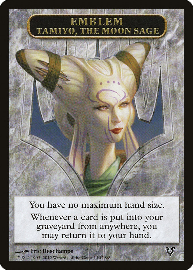 Tamiyo, the Moon Sage Emblem [Avacyn Restored Tokens] | Silver Goblin