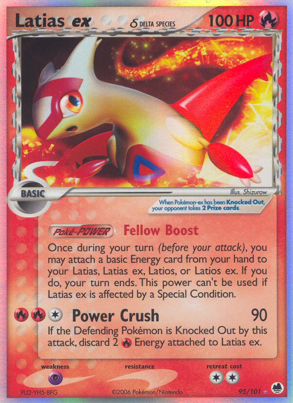 Latias ex (95/101) (Delta Species) [EX: Dragon Frontiers] | Silver Goblin