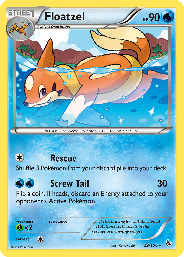 Floatzel (29/106) [XY: Flashfire] | Silver Goblin