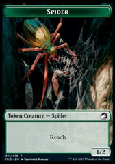 Wolf // Spider Double-Sided Token [Innistrad: Midnight Hunt Tokens] | Silver Goblin