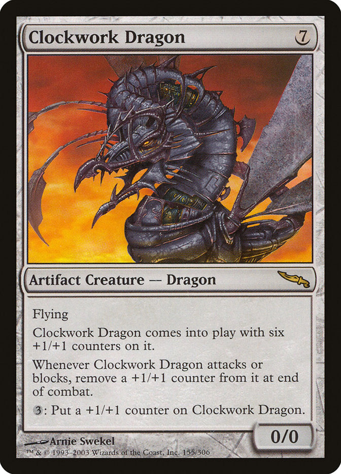Clockwork Dragon [Mirrodin] | Silver Goblin