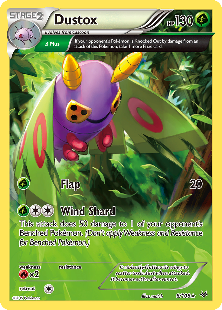 Dustox (8/108) [XY: Roaring Skies] | Silver Goblin