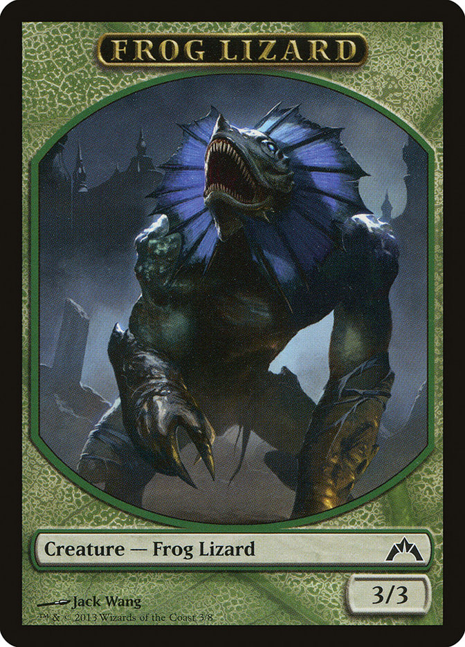 Frog Lizard Token [Gatecrash Tokens] | Silver Goblin