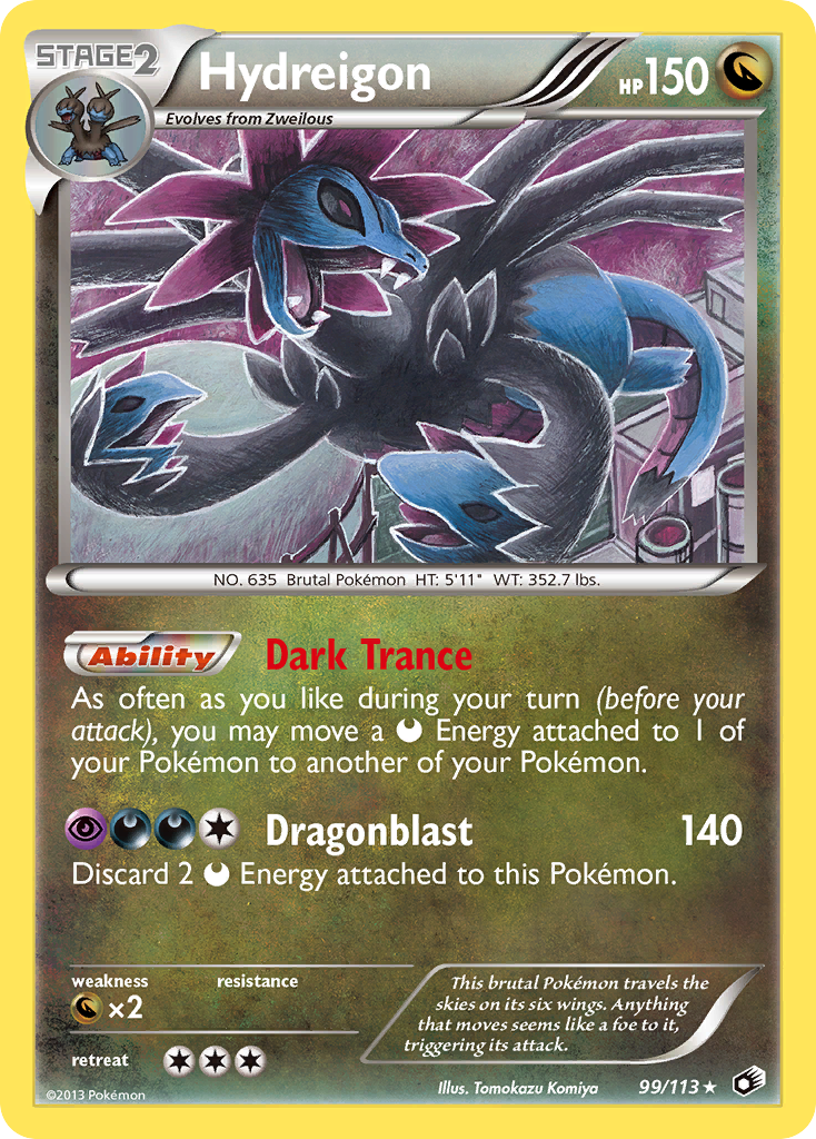 Hydreigon (99/113) [Black & White: Legendary Treasures] | Silver Goblin