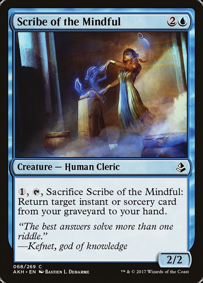 Scribe of the Mindful [Amonkhet] | Silver Goblin