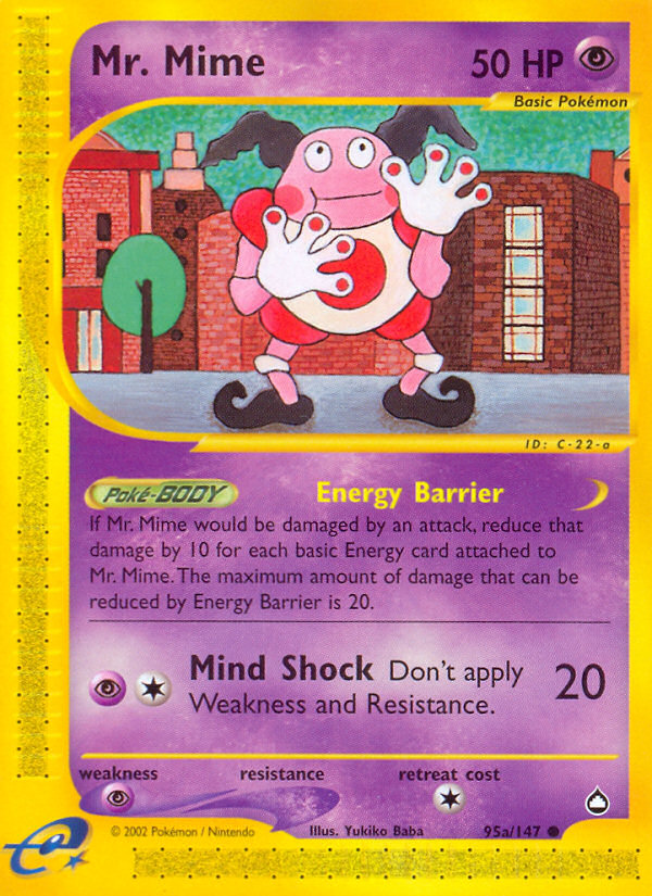 Mr. Mime (95a/147) [Aquapolis] | Silver Goblin