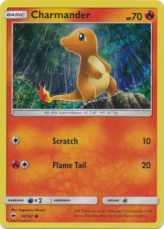 Charmander (18/147) (Premium Collection Promo) [Sun & Moon: Burning Shadows] | Silver Goblin