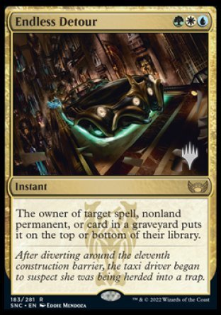 Endless Detour (Promo Pack) [Streets of New Capenna Promos] | Silver Goblin