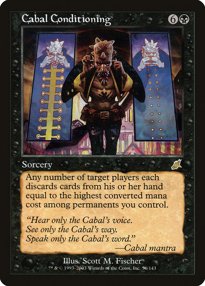 Cabal Conditioning [Scourge] | Silver Goblin