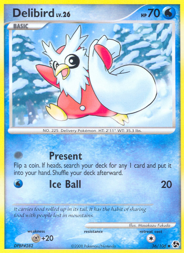 Delibird (36/106) [Diamond & Pearl: Great Encounters] | Silver Goblin