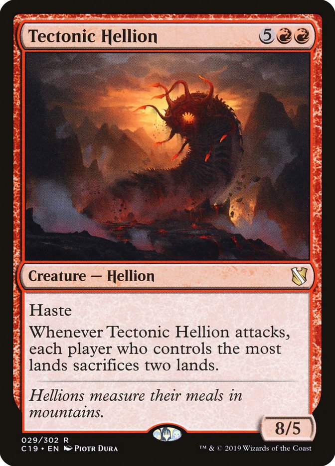 Tectonic Hellion [Commander 2019] | Silver Goblin