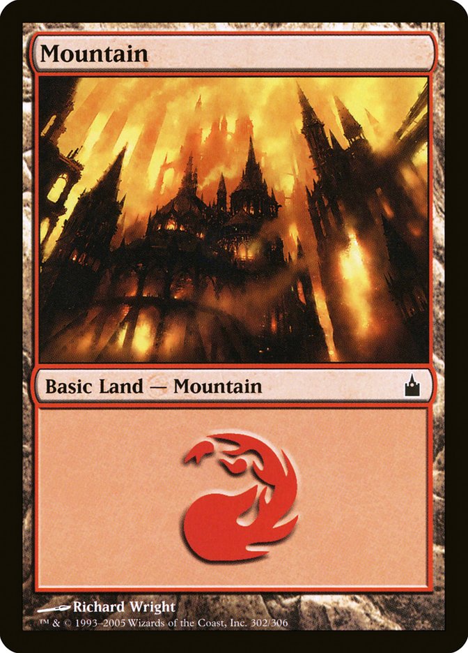 Mountain (302) [Ravnica: City of Guilds] | Silver Goblin