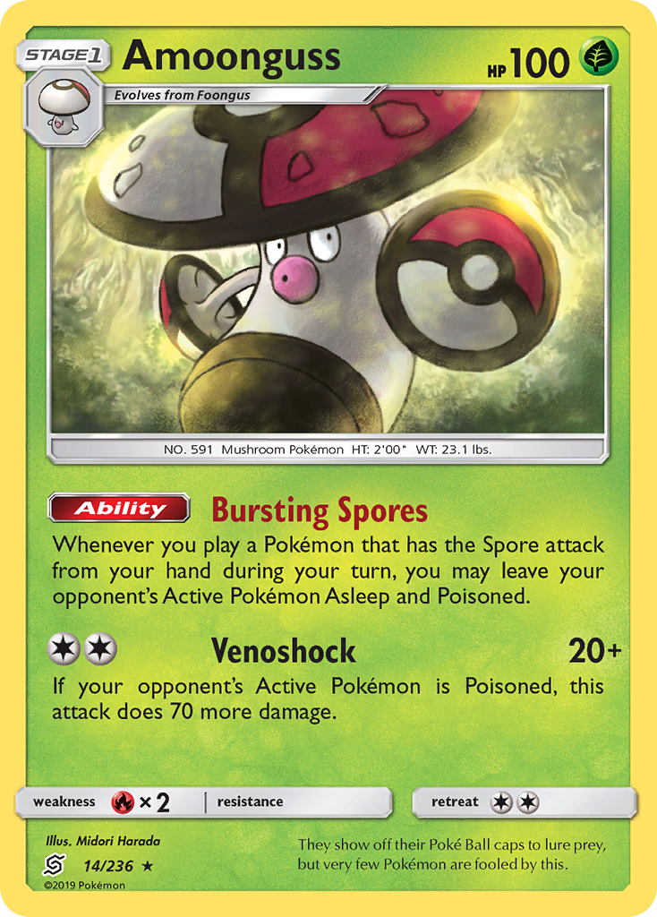 Amoonguss (14/236) [Sun & Moon: Unified Minds] | Silver Goblin