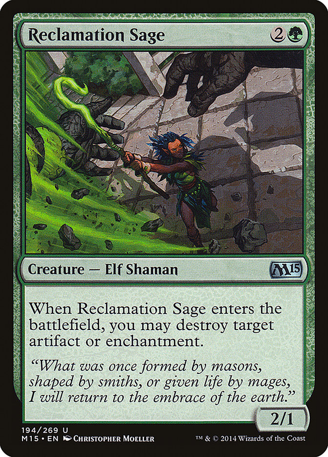 Reclamation Sage [Magic 2015] | Silver Goblin