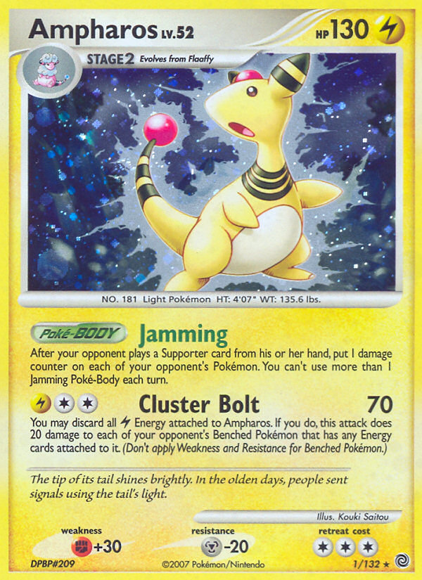 Ampharos (1/132) [Diamond & Pearl: Secret Wonders] | Silver Goblin