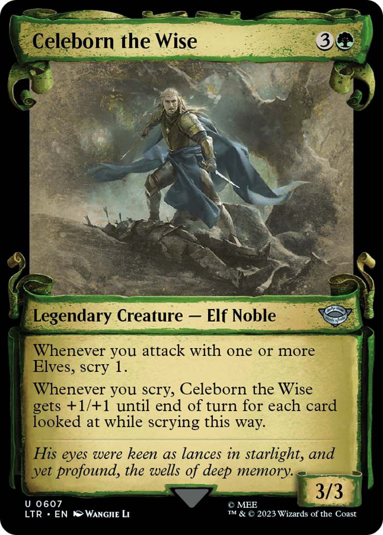 Celeborn the Wise [The Lord of the Rings: Tales of Middle-Earth Showcase Scrolls] | Silver Goblin