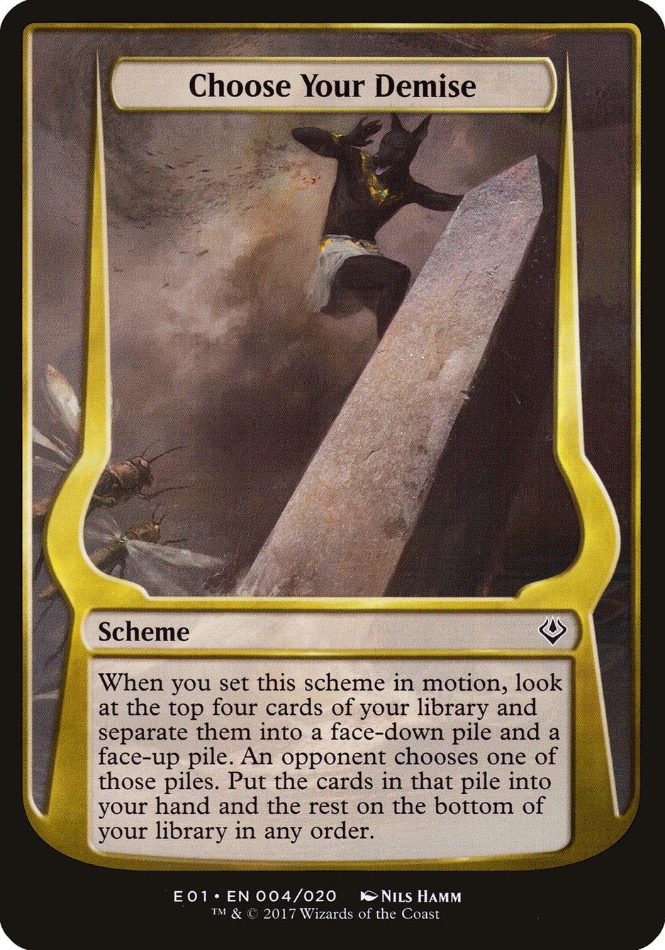 Choose Your Demise (Schemes) [Archenemy: Nicol Bolas Schemes] | Silver Goblin