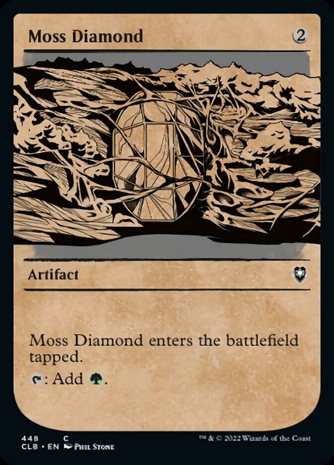 Moss Diamond (Showcase) [Commander Legends: Battle for Baldur's Gate] | Silver Goblin
