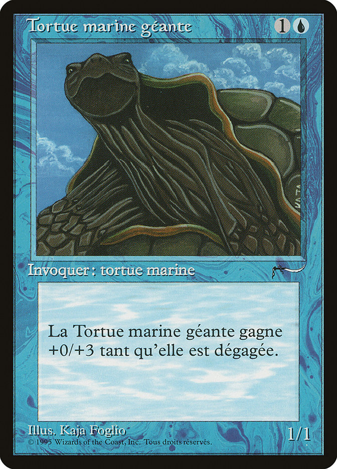 Giant Tortoise (French) - "Tortue marine geante" [Renaissance] | Silver Goblin