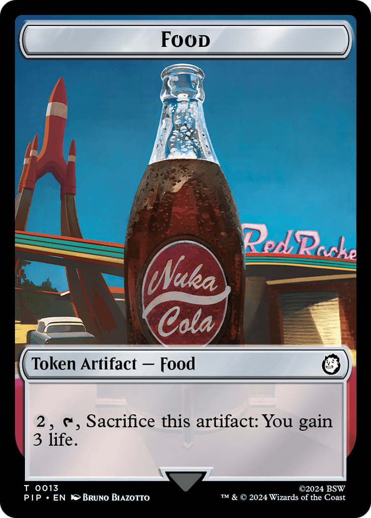 Food (0013) // Wasteland Survival Guide Double-Sided Token [Fallout Tokens] | Silver Goblin