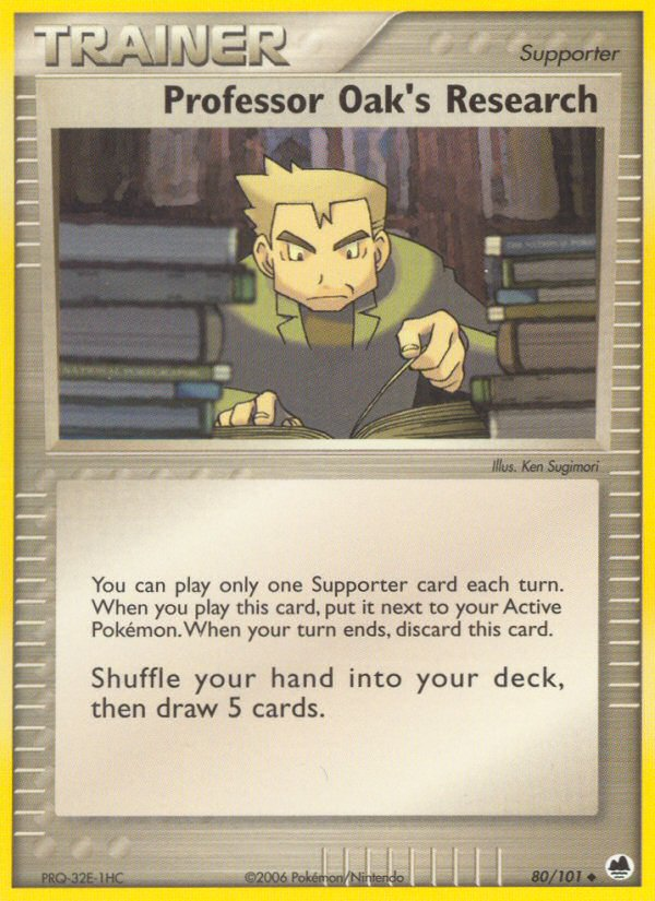 Professor Oak's Research (80/101) [EX: Dragon Frontiers] | Silver Goblin