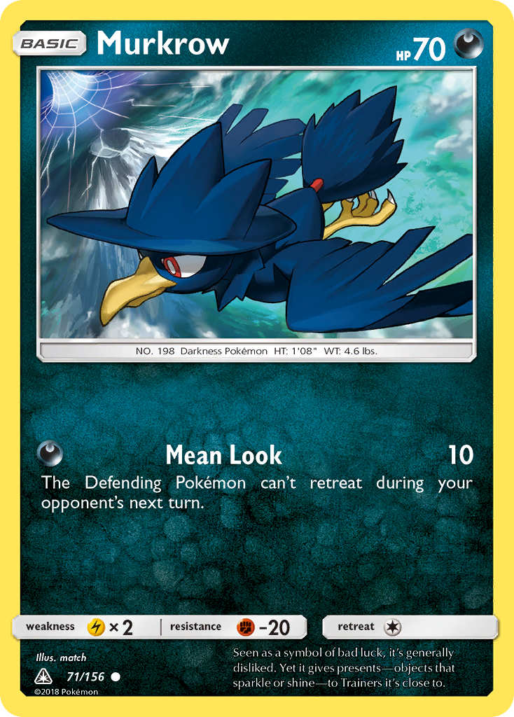 Murkrow (71/156) [Sun & Moon: Ultra Prism] | Silver Goblin