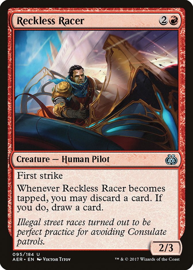 Reckless Racer [Aether Revolt] | Silver Goblin