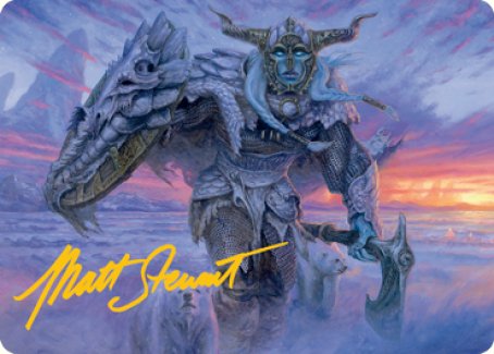 Frost Giant Art Card (Gold-Stamped Signature) [Dungeons & Dragons: Adventures in the Forgotten Realms Art Series] | Silver Goblin