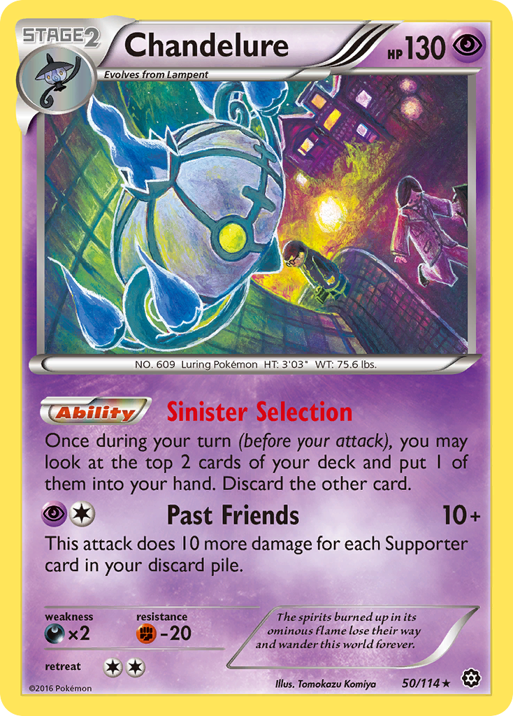 Chandelure (50/114) [XY: Steam Siege] | Silver Goblin