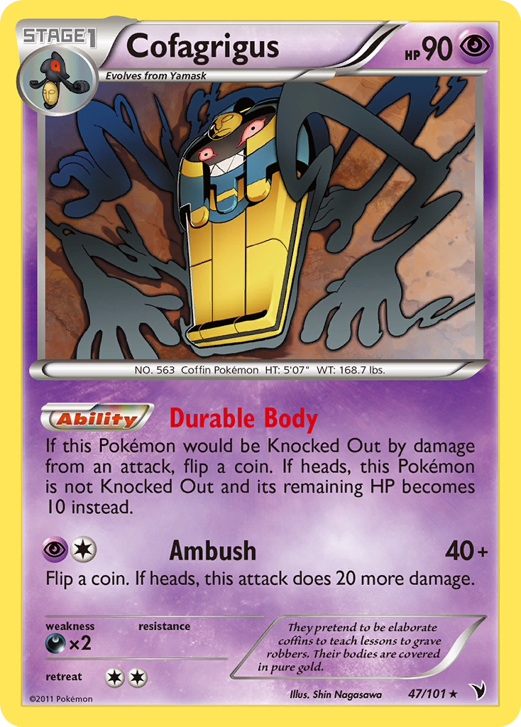 Cofagrigus (47/101) [Black & White: Noble Victories] | Silver Goblin