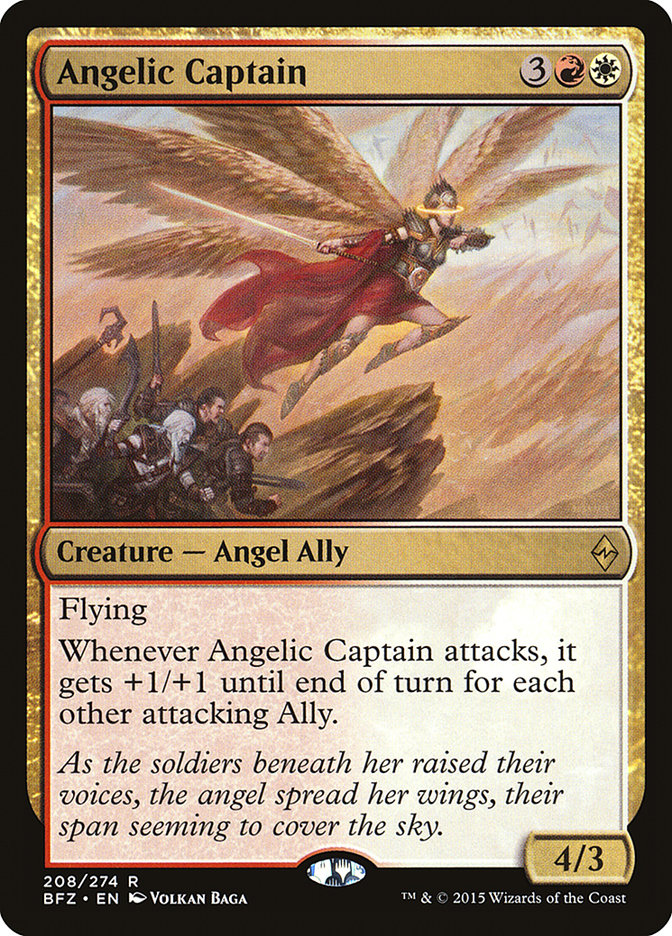 Angelic Captain [Battle for Zendikar] | Silver Goblin