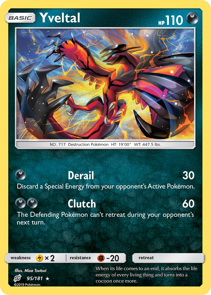 Yveltal (95/181) [Sun & Moon: Team Up] | Silver Goblin