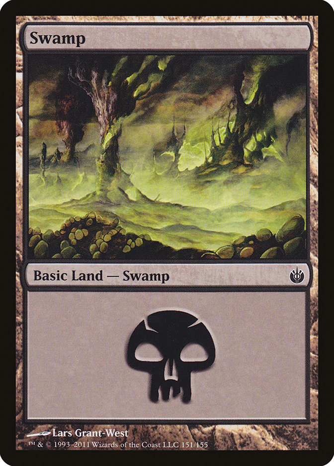 Swamp (151) [Mirrodin Besieged] | Silver Goblin