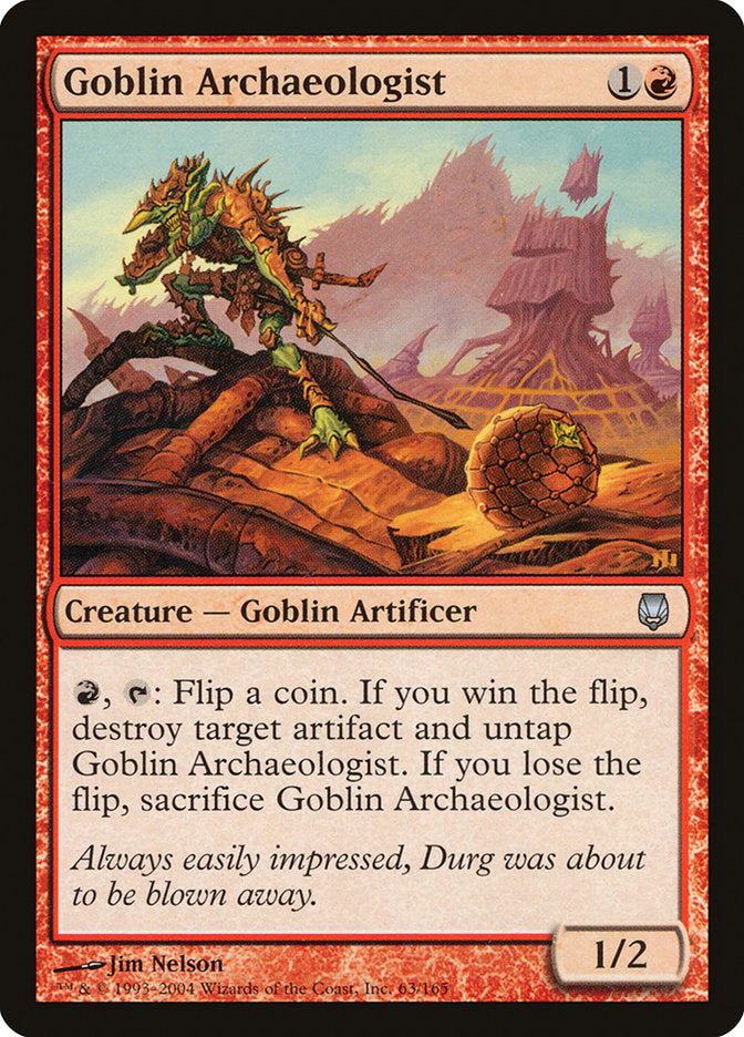 Goblin Archaeologist [Darksteel] | Silver Goblin