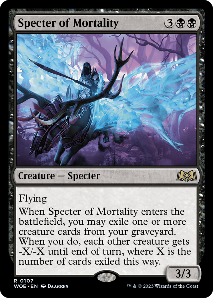 Specter of Mortality [Wilds of Eldraine] | Silver Goblin